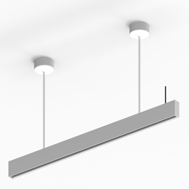 Solución enlazable UGR \u003C16 antideslumbrante sin tornillos Luz lineal LED para aula de oficina centro comercial tienda de moda